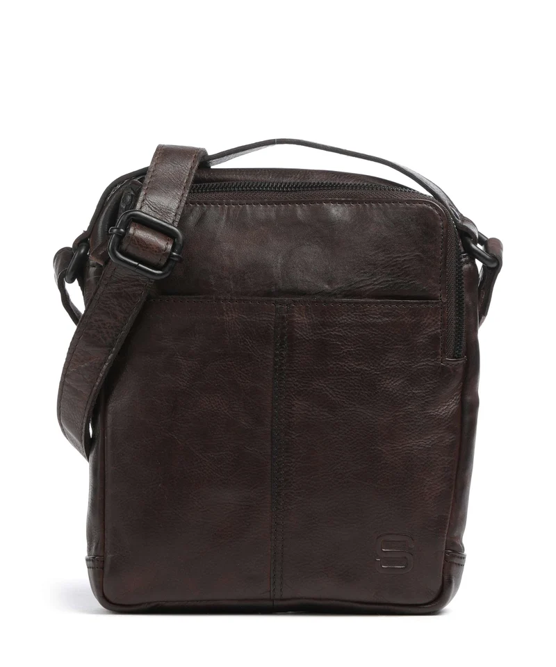 Spikes & Sparrow Apache Moses Umhängetasche dark brown