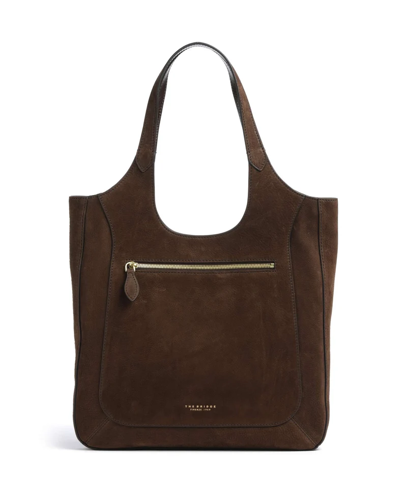 The Bridge Luce Soft Beuteltasche moka