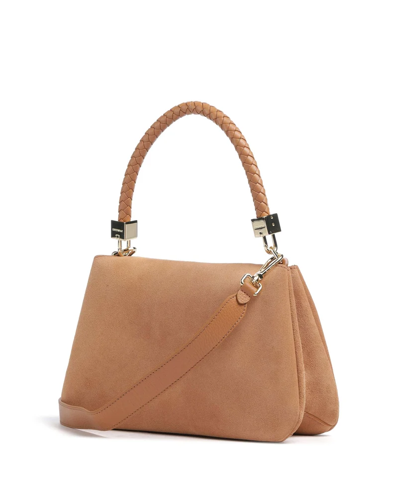 Coccinelle Tiggy Suede Schultertasche robin