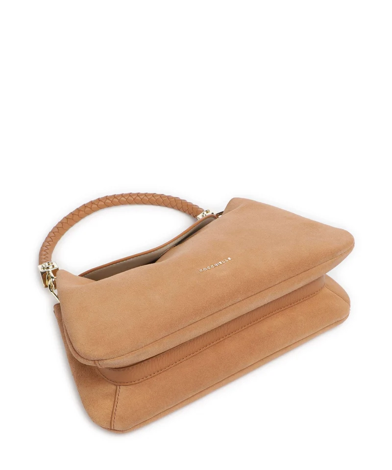 Coccinelle Tiggy Suede Schultertasche robin