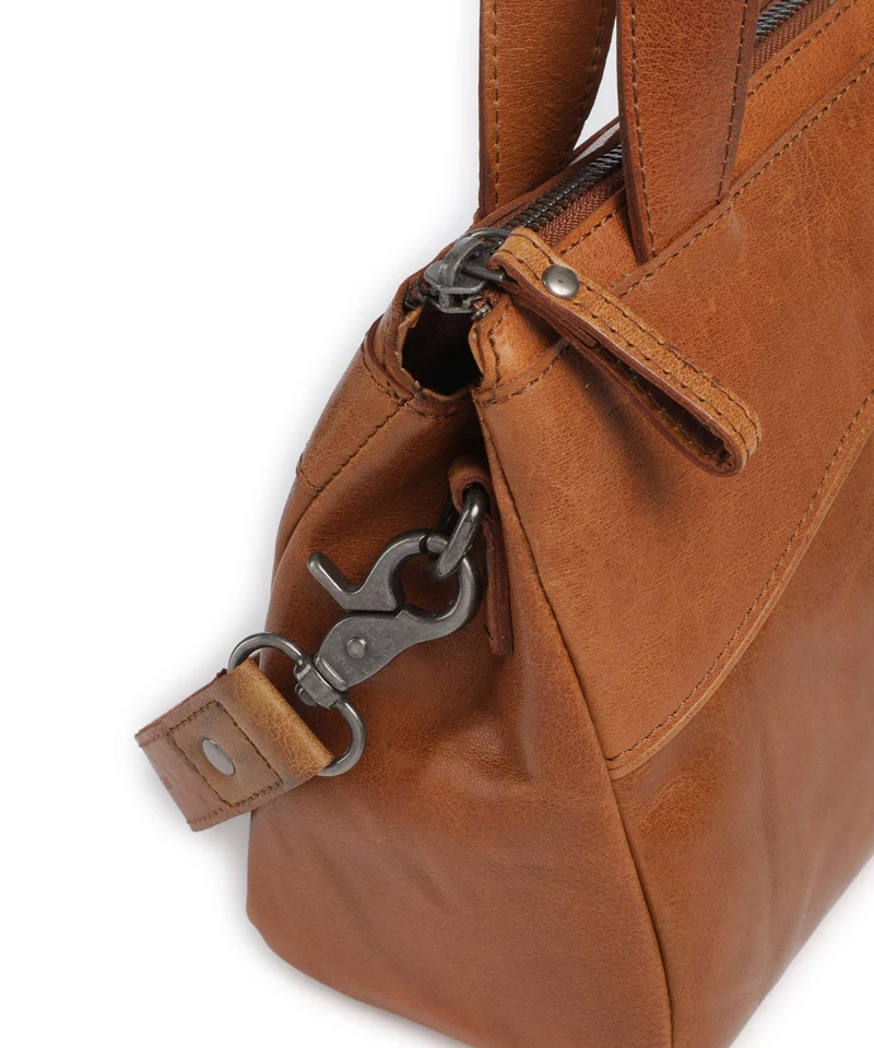 Spikes & Sparrow Bronco Alicia Schultertasche brandy