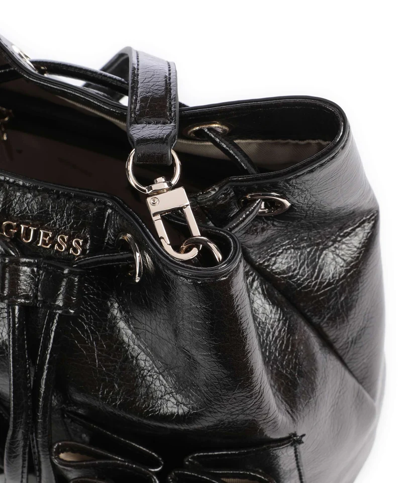 Guess Theodora Bucket Handtasche black
