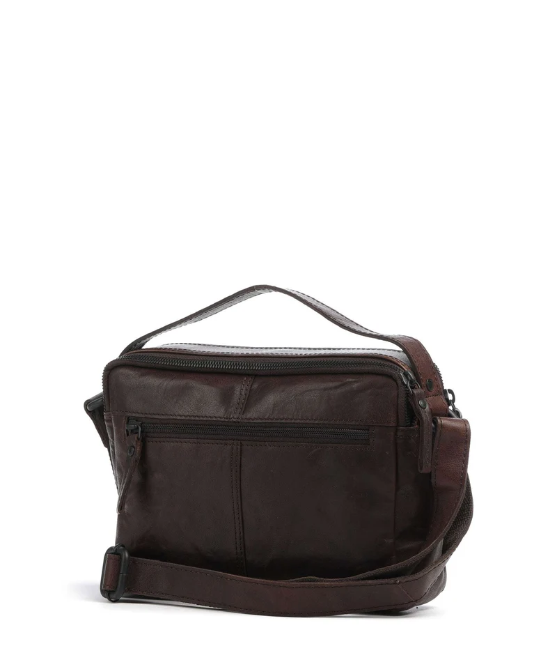 Spikes & Sparrow Bronco Randell Umhängetasche dark brown