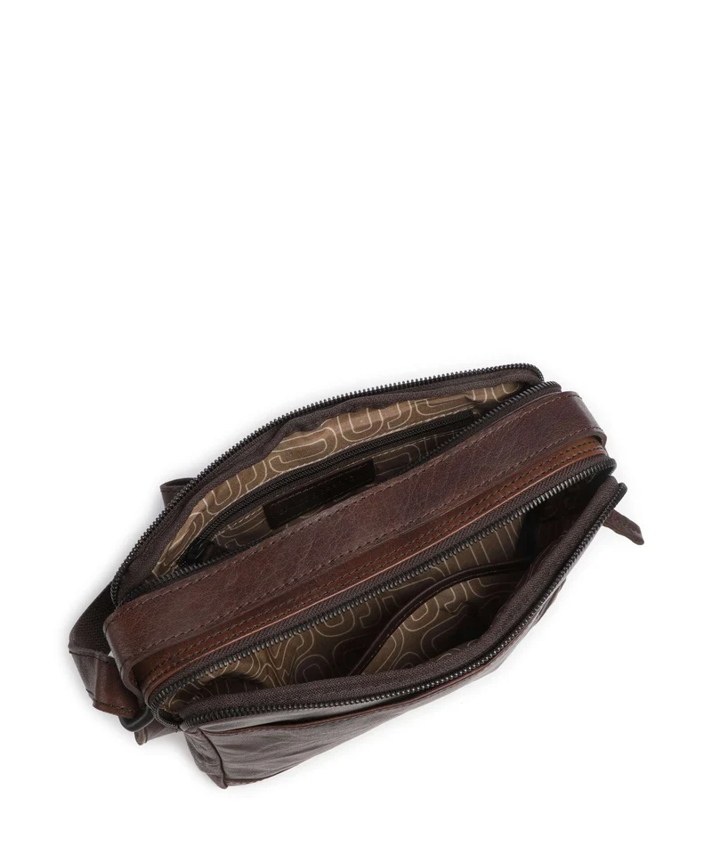 Spikes & Sparrow Bronco Randell Umhängetasche dark brown