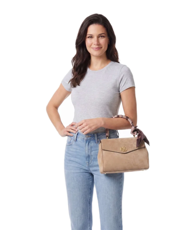 Lauren Ralph Lauren Farrah Small Handtasche camel/urban bltng/camel multi