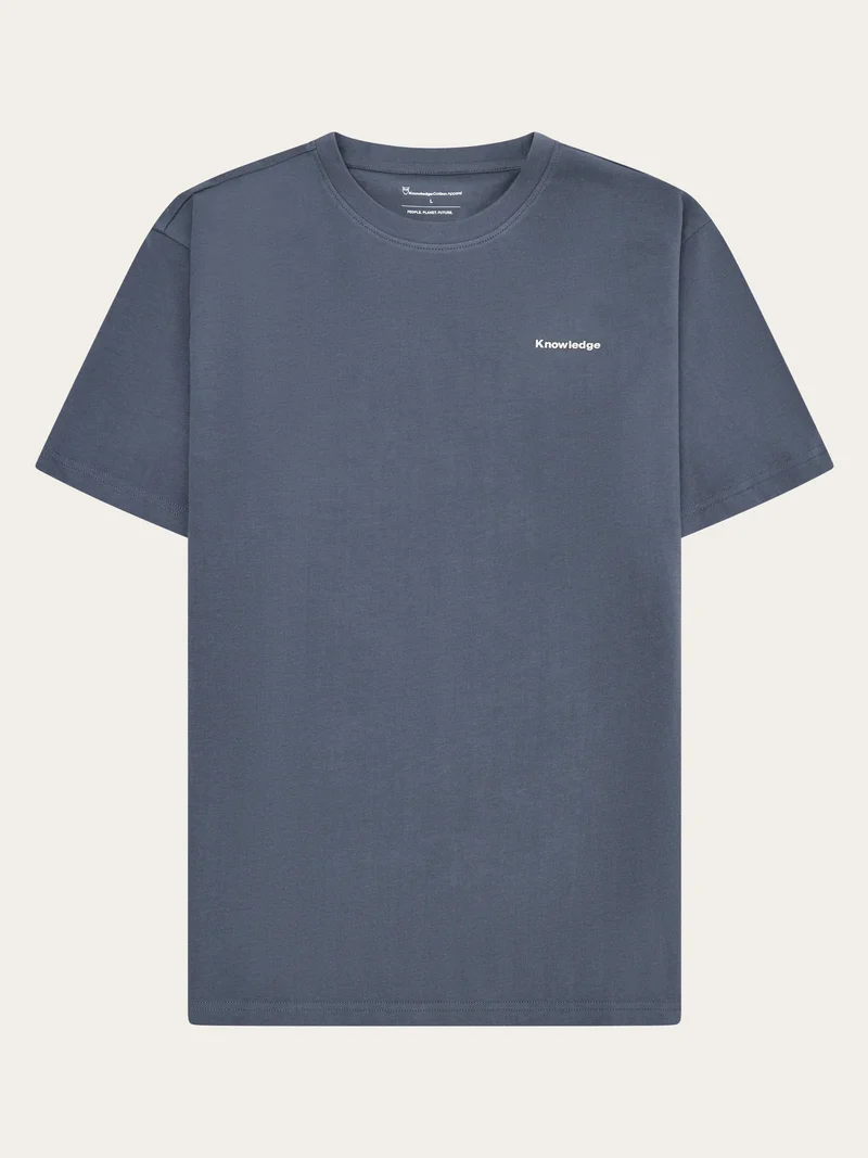 T-Shirt Back Print Vintage Indigo