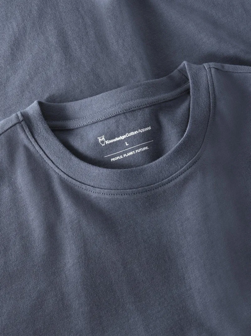 T-Shirt Back Print Vintage Indigo