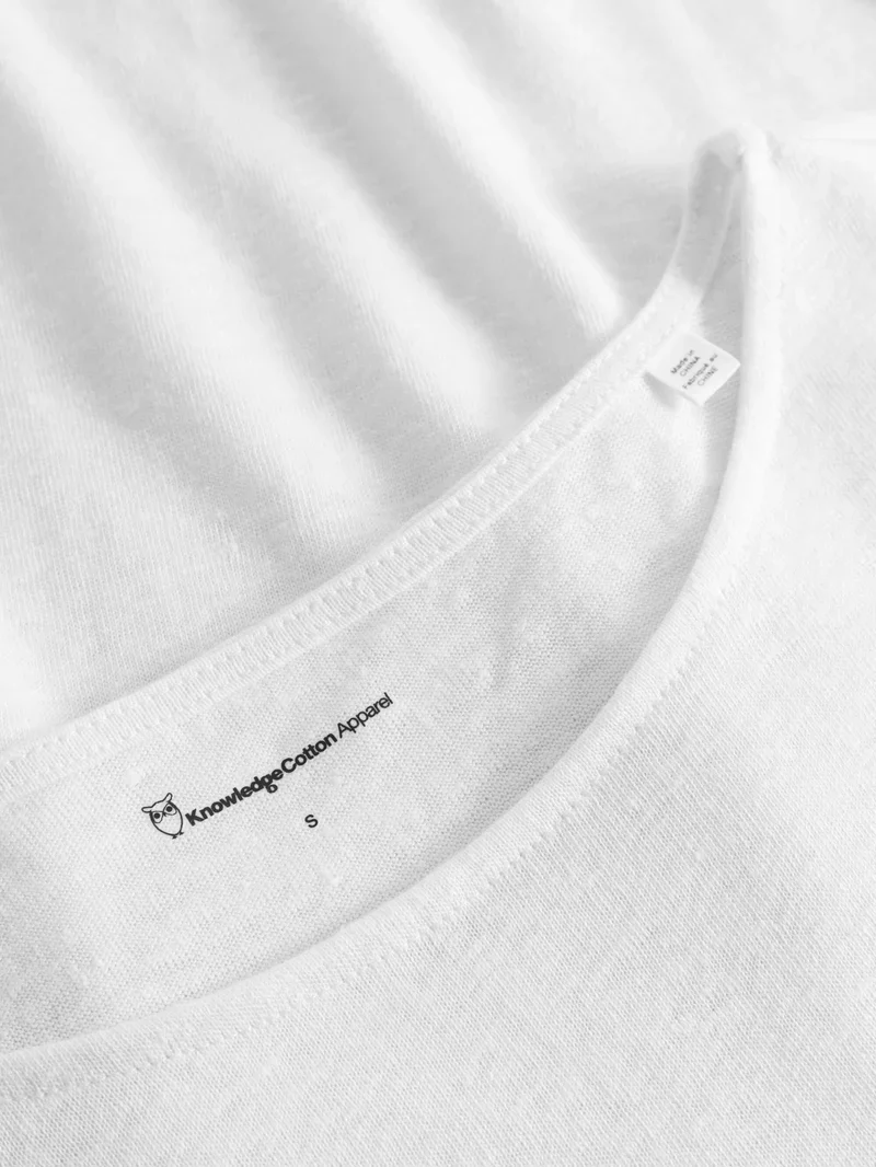 T-Shirt Linen Sleeveless Bright White
