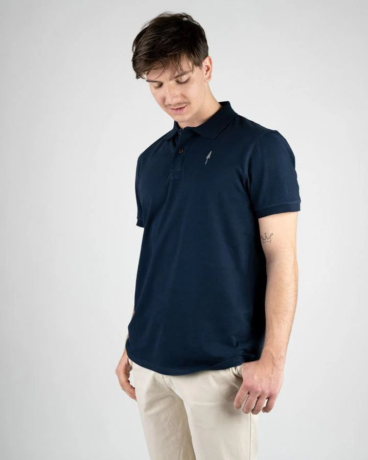 TreePolo Unisex Navy