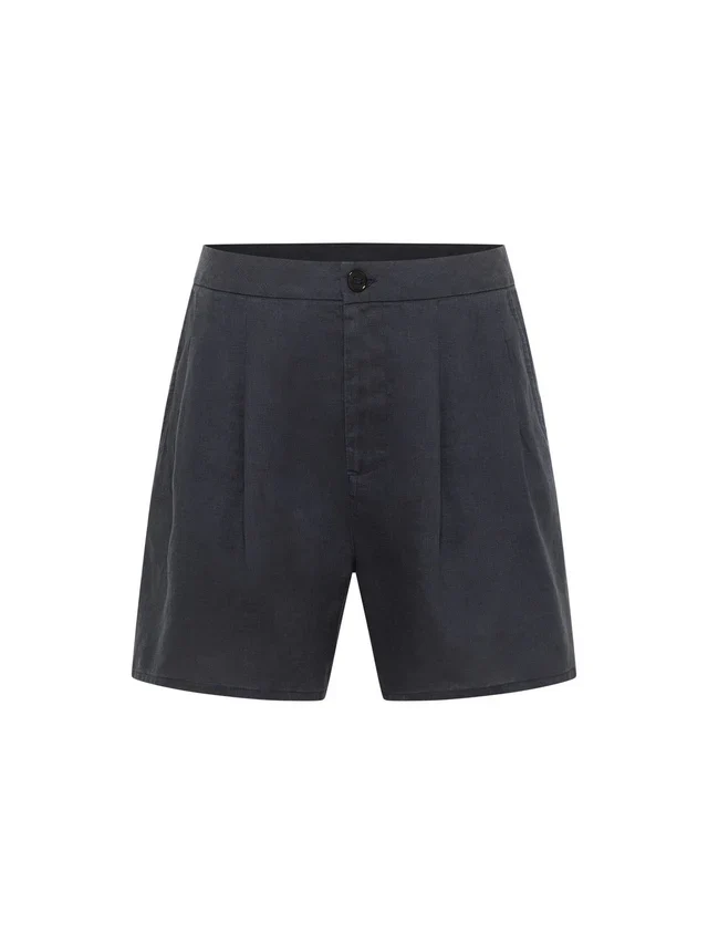 Shorts GOTS Leinen Midnight