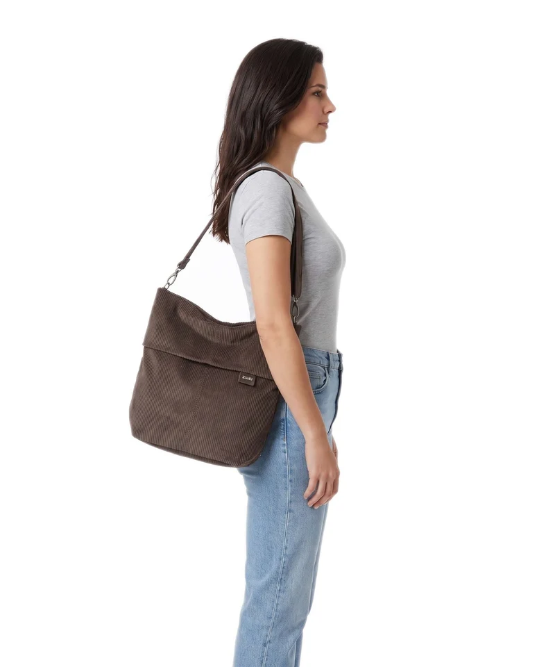 Zwei Mademoiselle.M M12 Beuteltasche cord/wood