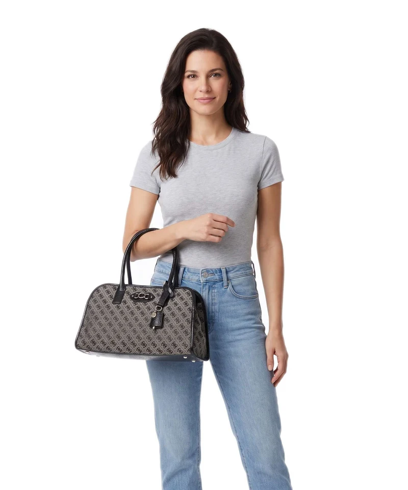 Guess Samantha Girlfriend Handtasche black logo