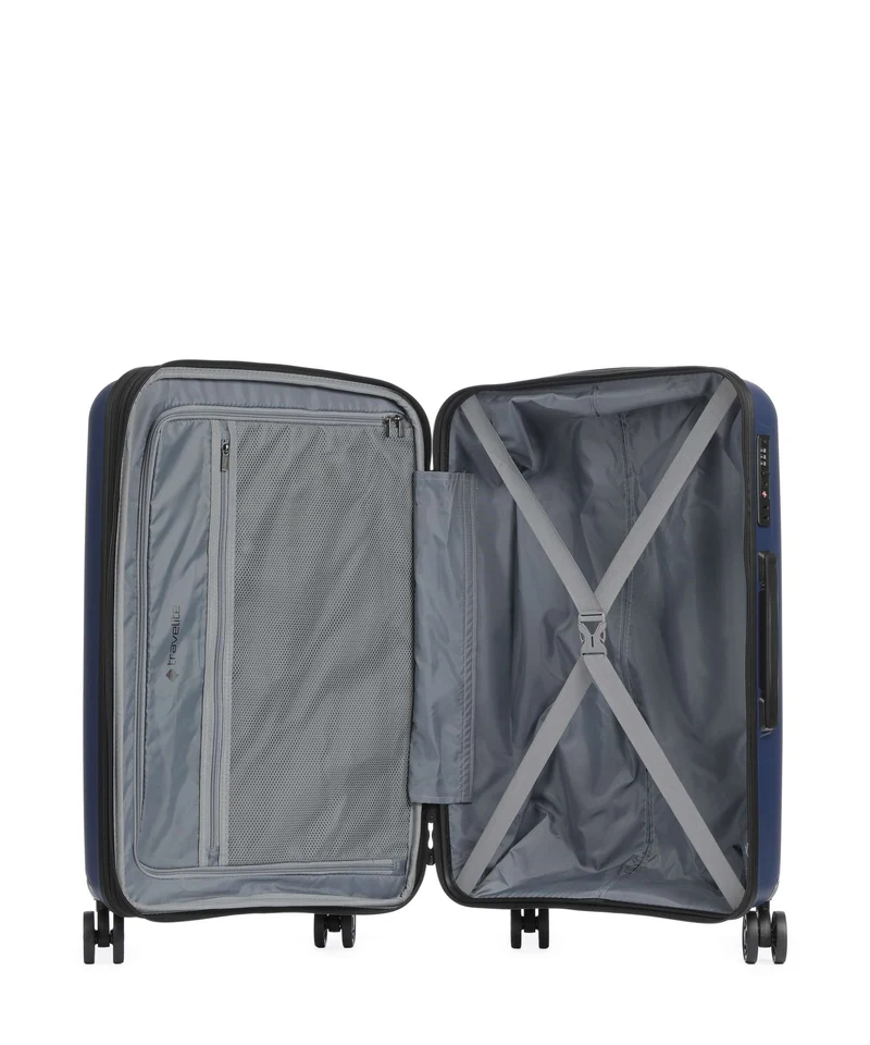 Travelite Skymate 4-Rollen Trolley navy