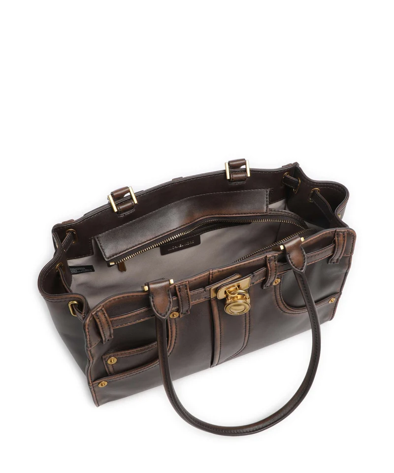 Michael Kors Hamilton Moderne Small Schultertasche chocolate