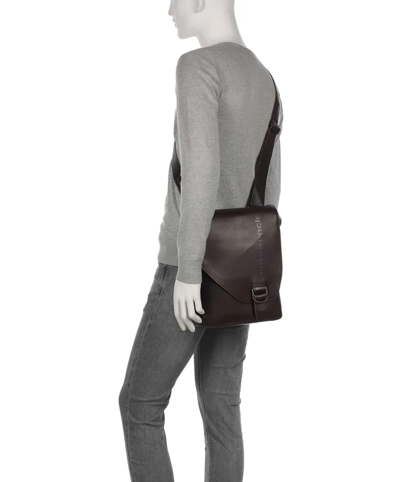 Aunts & Uncles Heritage Jason Umhängetasche dark brown
