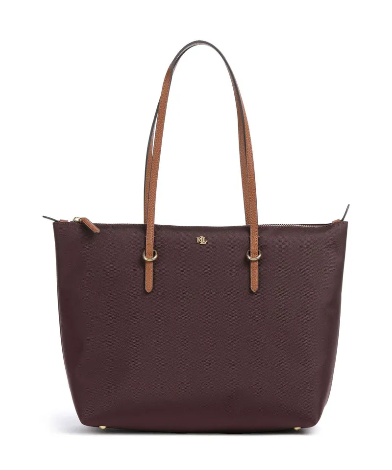 Lauren Ralph Lauren Keaton 26 Shopper dark garnet/lauren tan