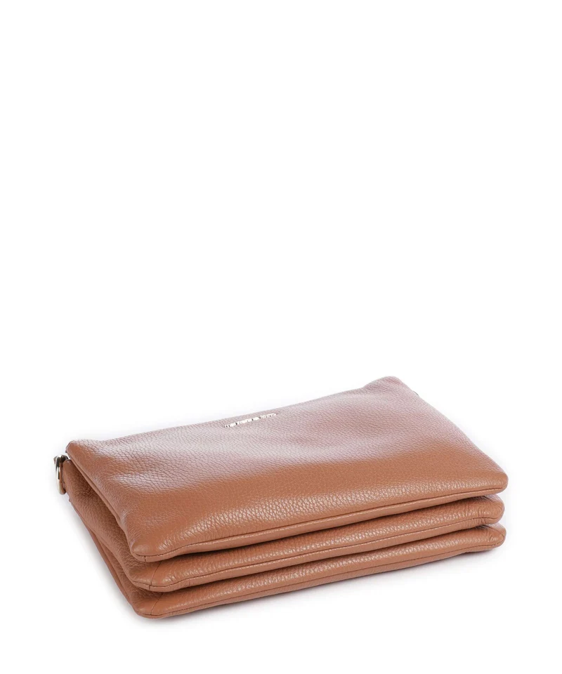 Mandarina Duck Mellow Leather Umhängetasche pecan nut