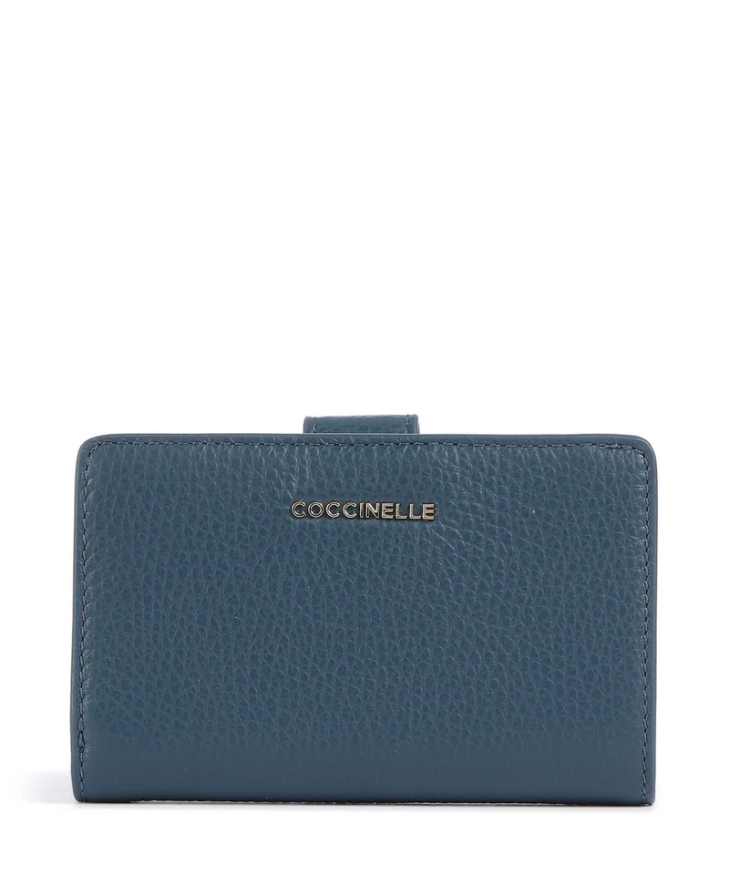 Coccinelle Metallic Soft Geldbörse deep blue