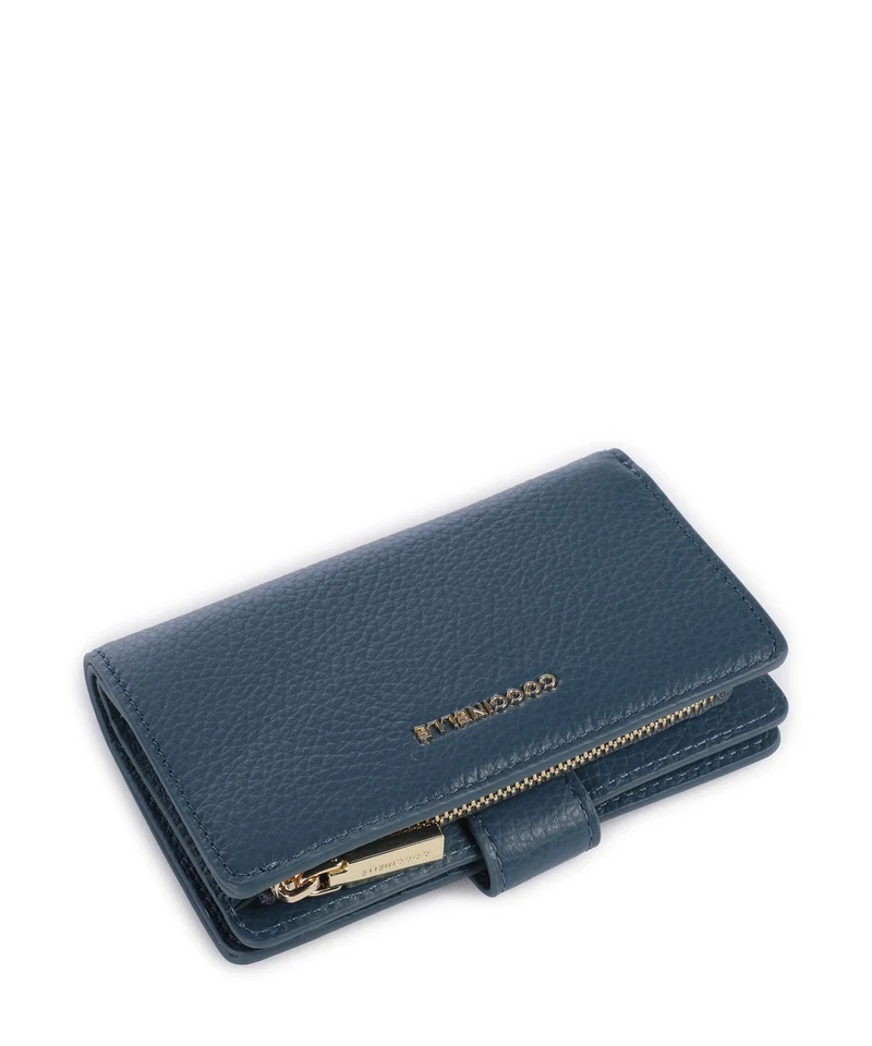 Coccinelle Metallic Soft Geldbörse deep blue