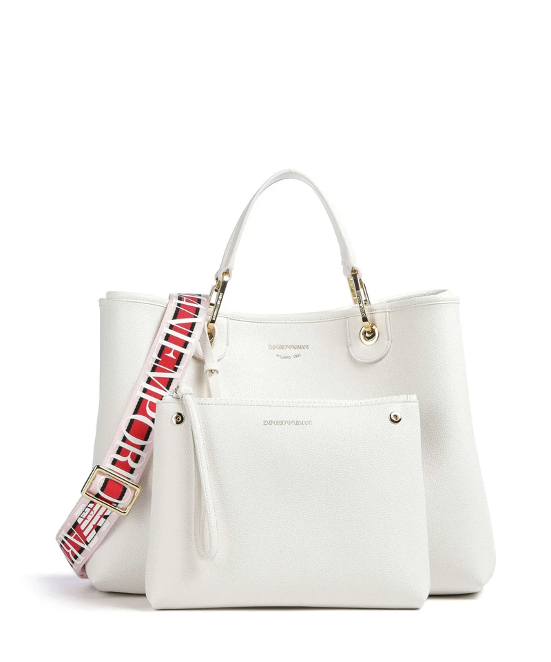 Emporio Armani My EA M Handtasche bianco/cuoio