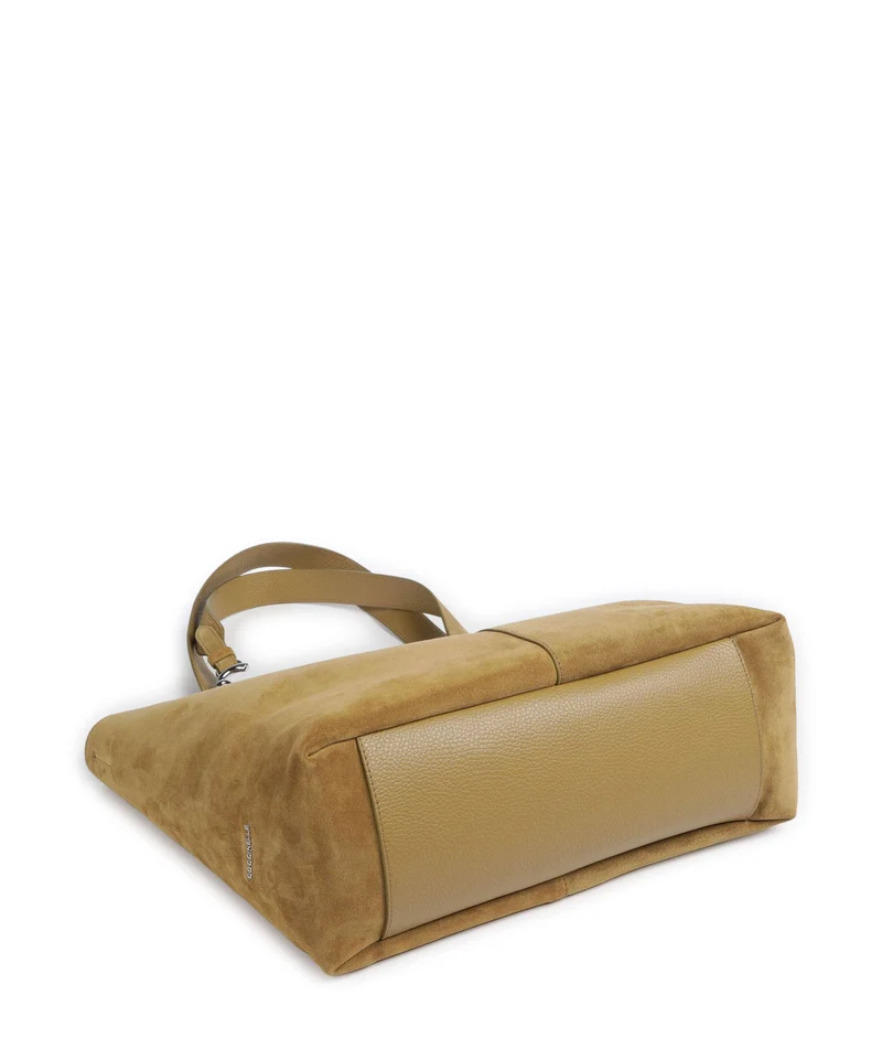 Coccinelle C-Easy Suede Beuteltasche seagrass