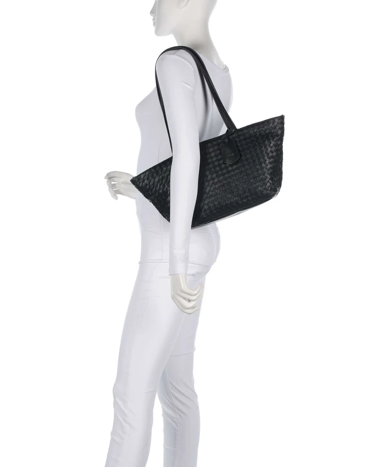 Abro Piuma Alba Schultertasche black/nickel
