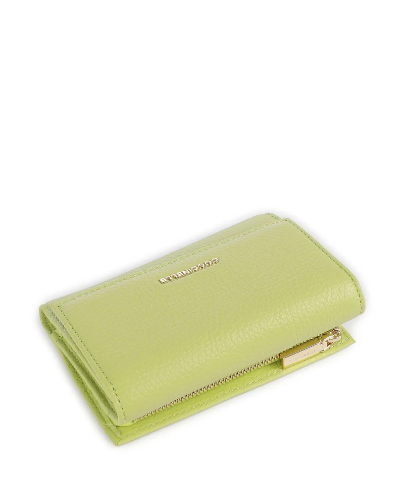 Coccinelle Metallic Soft Geldbörse green glow