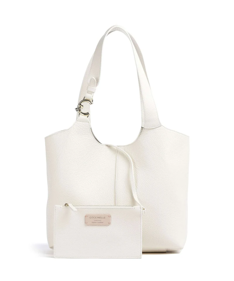 Coccinelle C-Easy Beuteltasche pearl