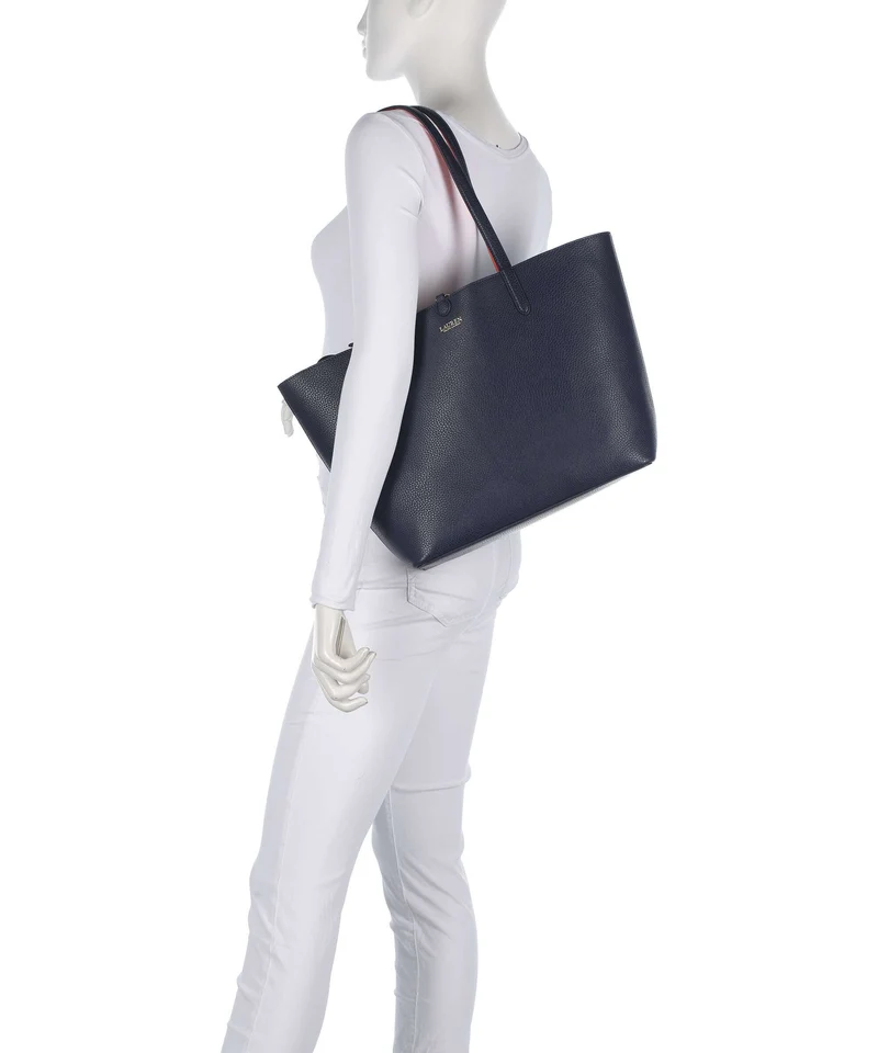 Lauren Ralph Lauren Medium Shopper refined navy/dusk orange