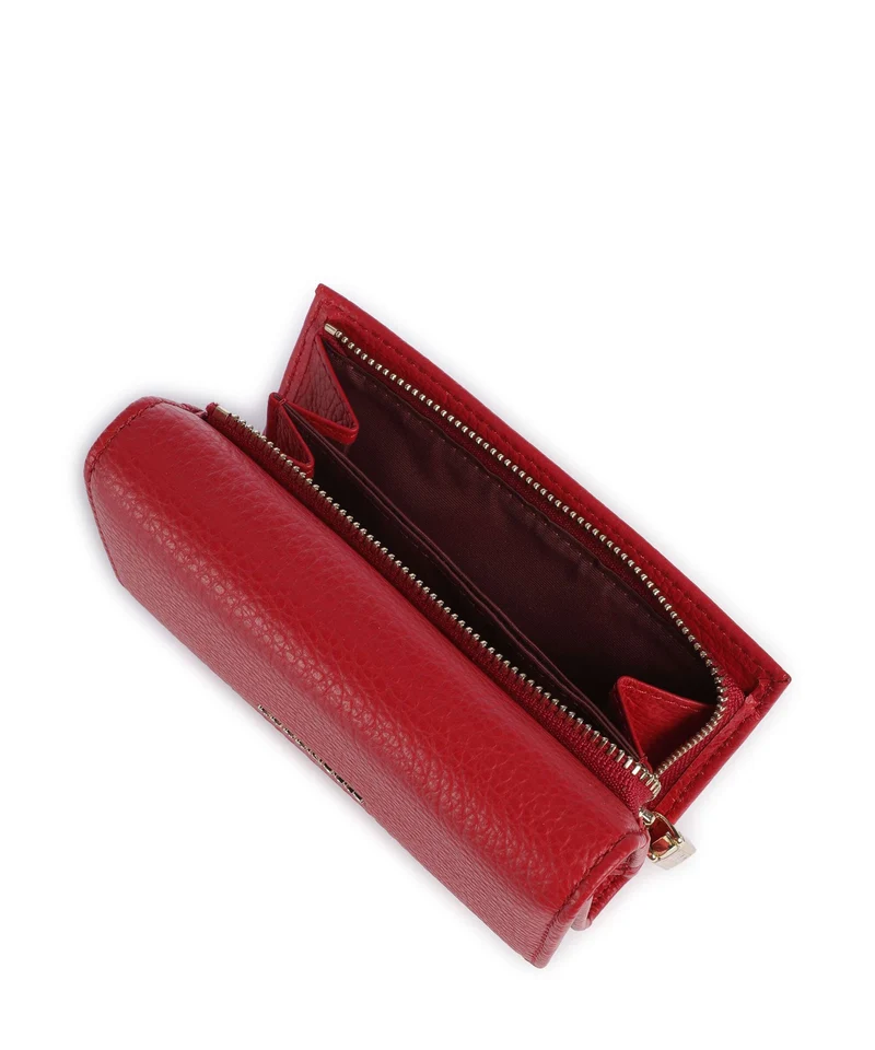 Coccinelle Metallic Soft Geldbörse scarlet