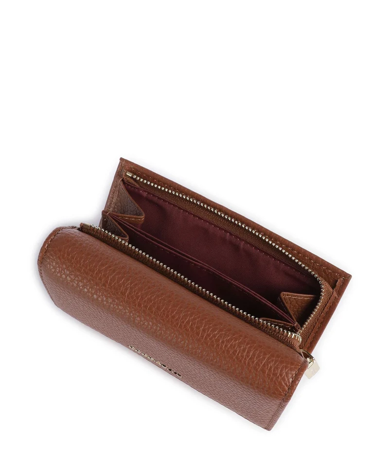 Coccinelle Metallic Soft Geldbörse cognac