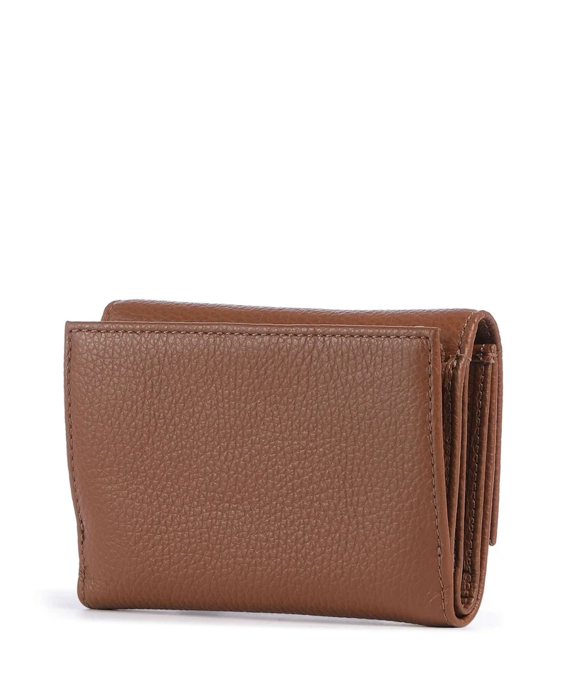 Coccinelle Metallic Soft Geldbörse cognac