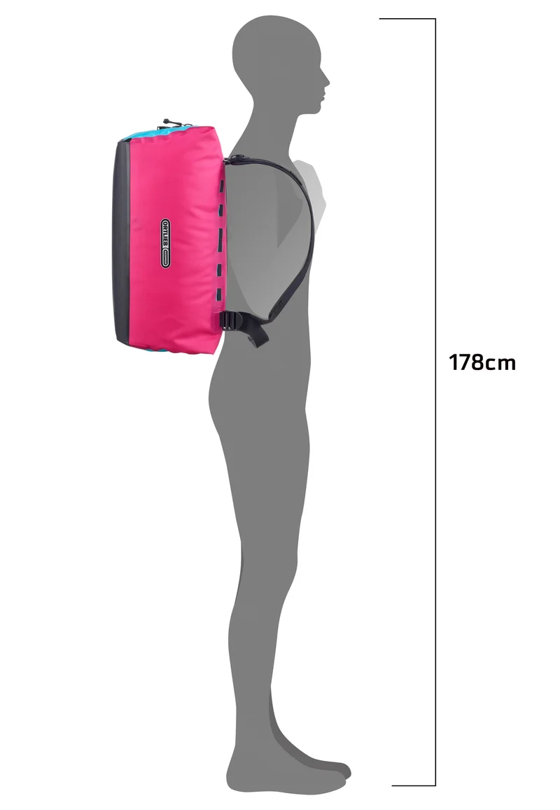 Duffle Lite Cyber 40L Cyber Pink/Blue - Dufflebag