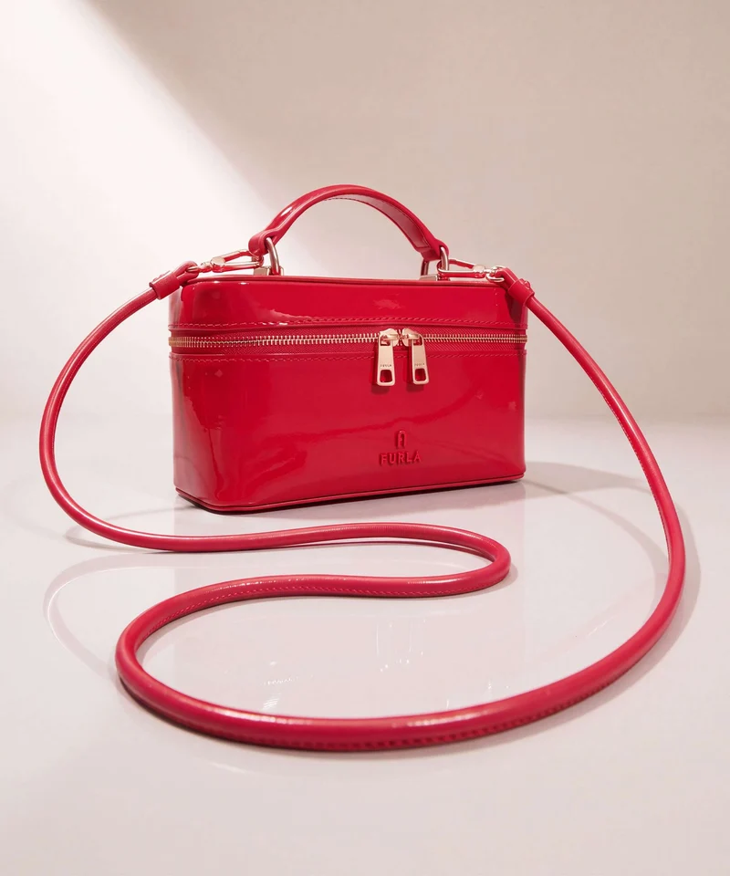 Furla Camelia Micro Umhängetasche rosso