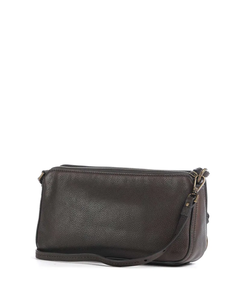 Liebeskind Clarice II Vintage Pebble M Umhängetasche deep soil