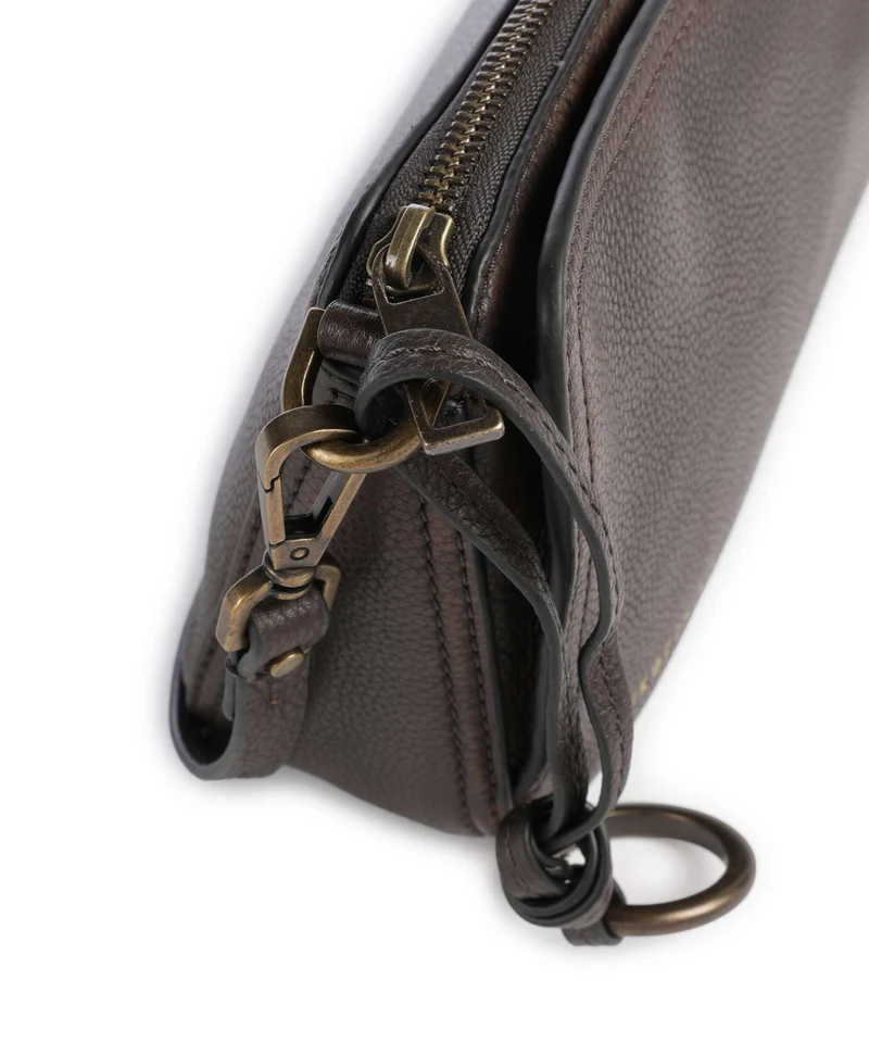 Liebeskind Clarice II Vintage Pebble M Umhängetasche deep soil