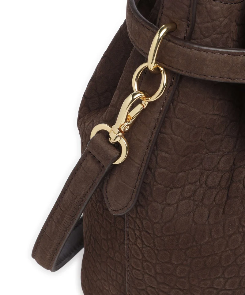 Lauren Ralph Lauren Blaike Medium Bucket Handtasche chestnut brown