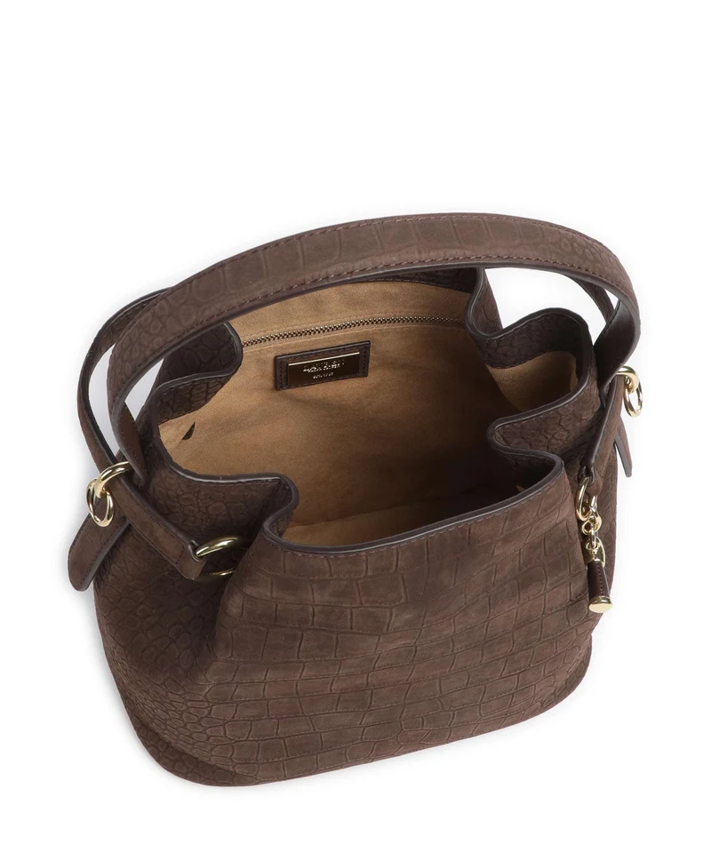 Lauren Ralph Lauren Blaike Medium Bucket Handtasche chestnut brown