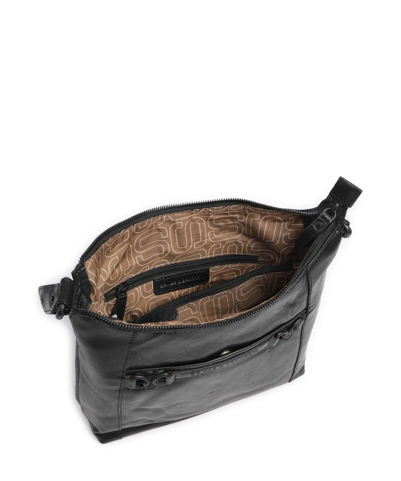 Spikes & Sparrow Bronco Delphie Beuteltasche black
