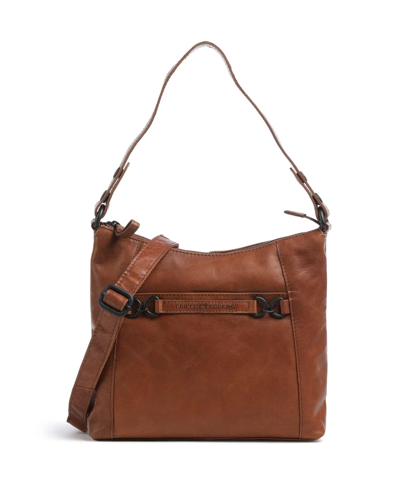Spikes & Sparrow Bronco Delphie Beuteltasche brandy