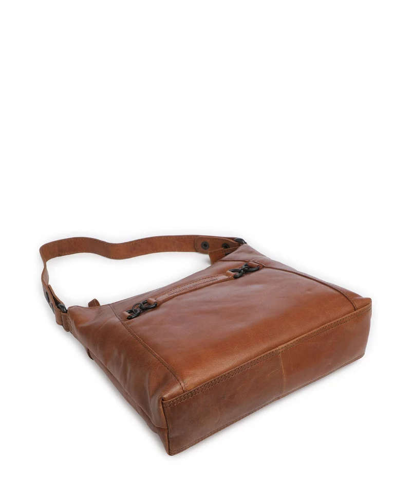 Spikes & Sparrow Bronco Delphie Beuteltasche brandy