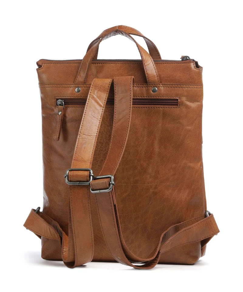 Spikes & Sparrow Bronco Claudia Rucksack brandy