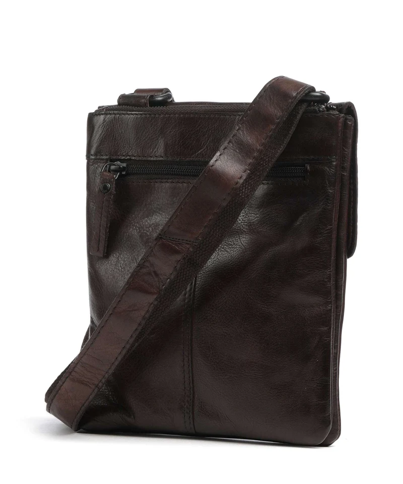 Spikes & Sparrow Apache Jake Umhängetasche dark brown