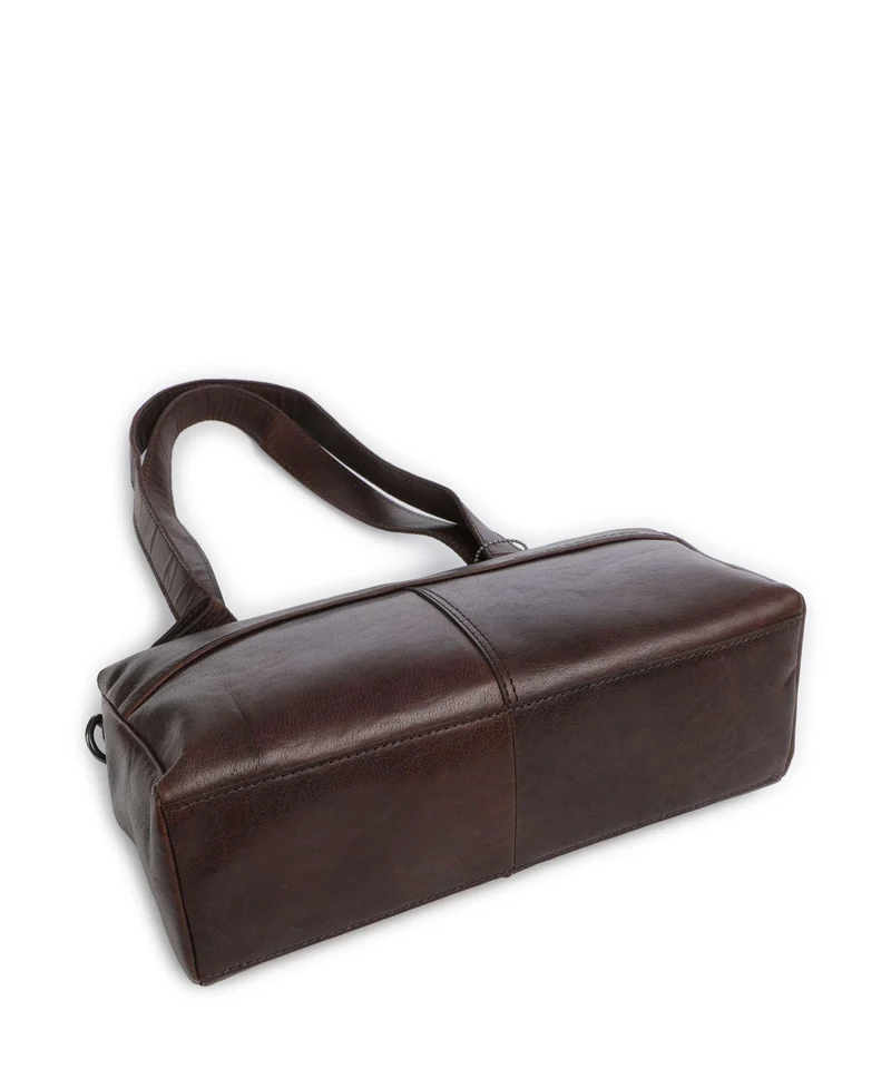 Spikes & Sparrow Bronco Alicia Schultertasche dark brown