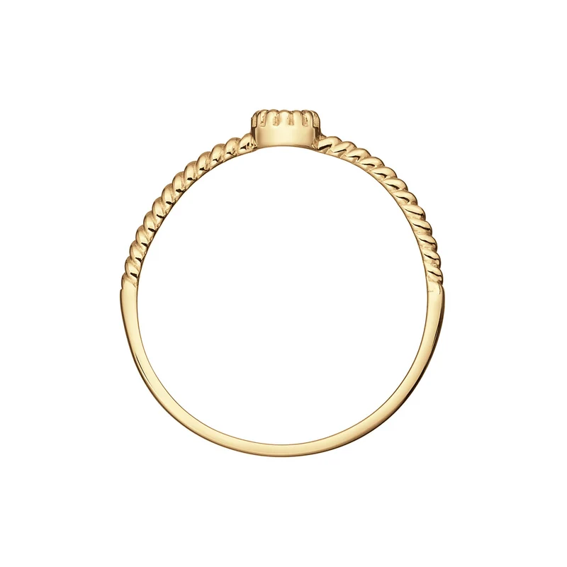 Jackie Gold Grimaldi London Ring Aus 14 Karat Gold 585 JKR25.512-52