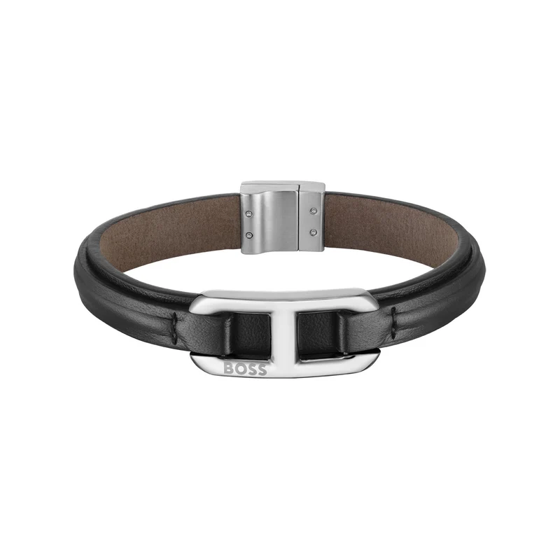 Hugo Boss BOSS Black Leather Bracelet HBJ1580783M