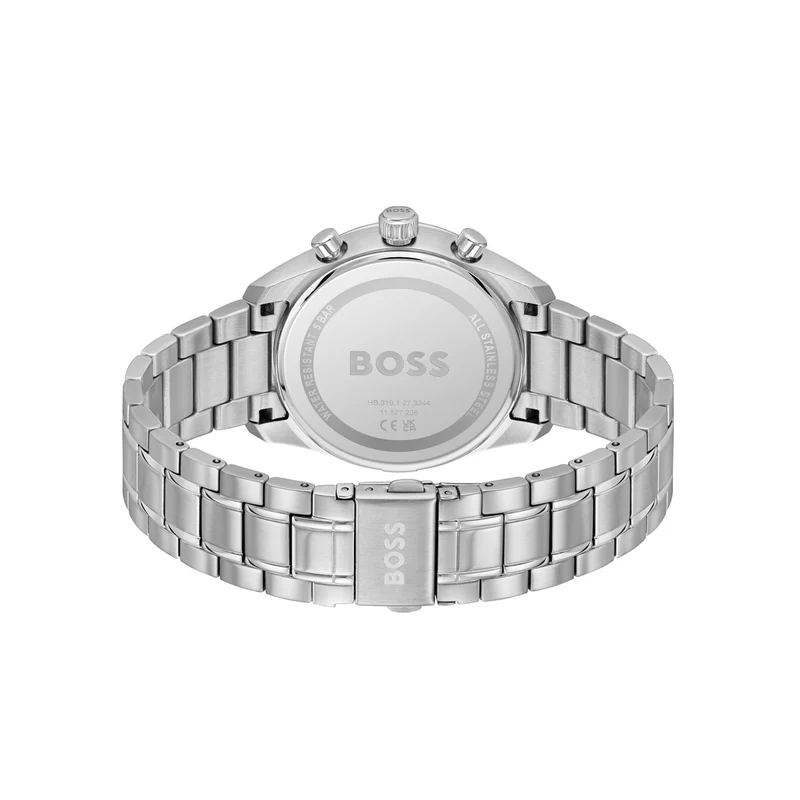 Hugo Boss Grand Prix 40 Silberne Herrenuhr HB1514265