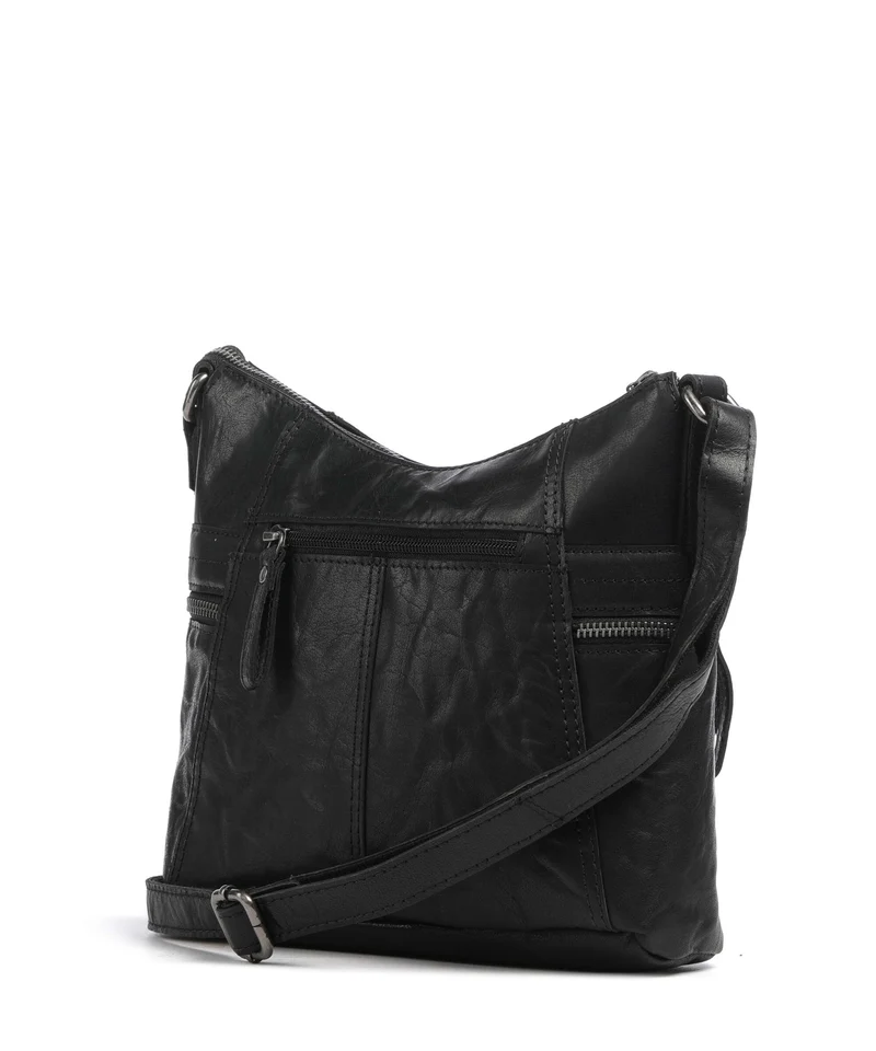 Spikes & Sparrow Bronco Georgia Umhängetasche black