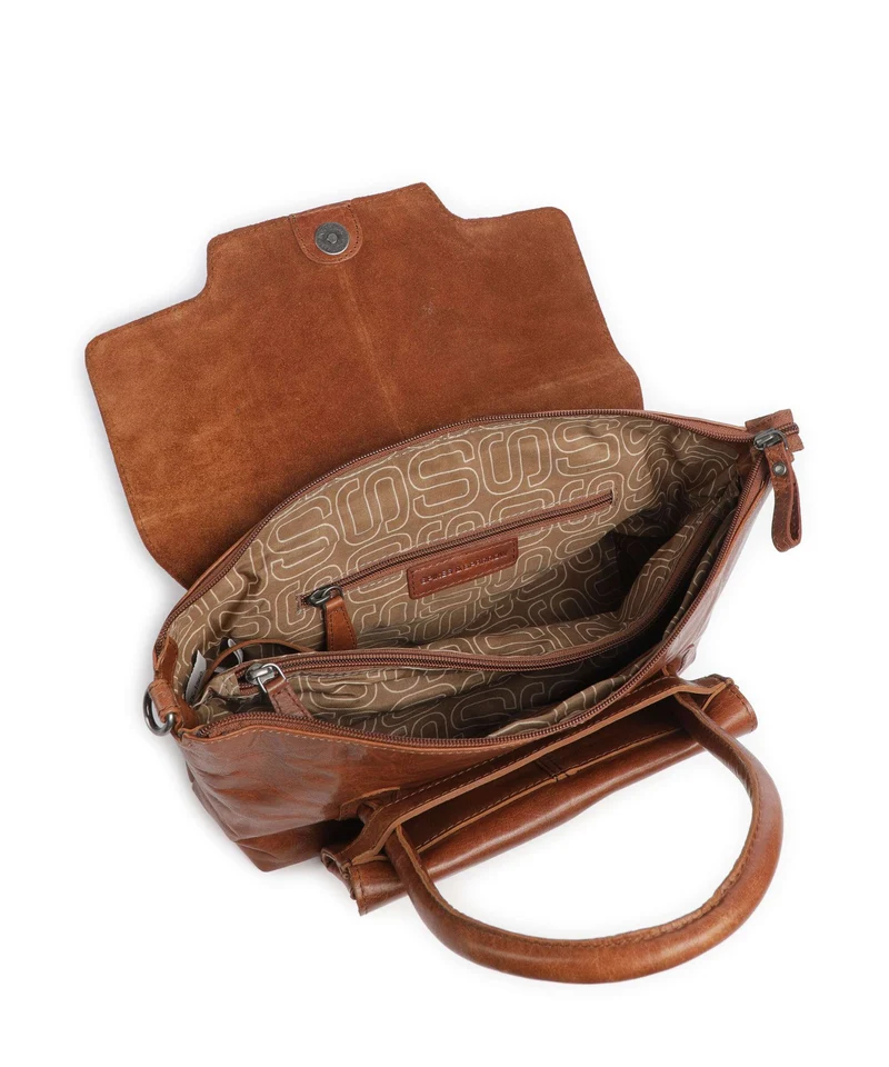 Spikes & Sparrow Bronco Hailey Handtasche brandy