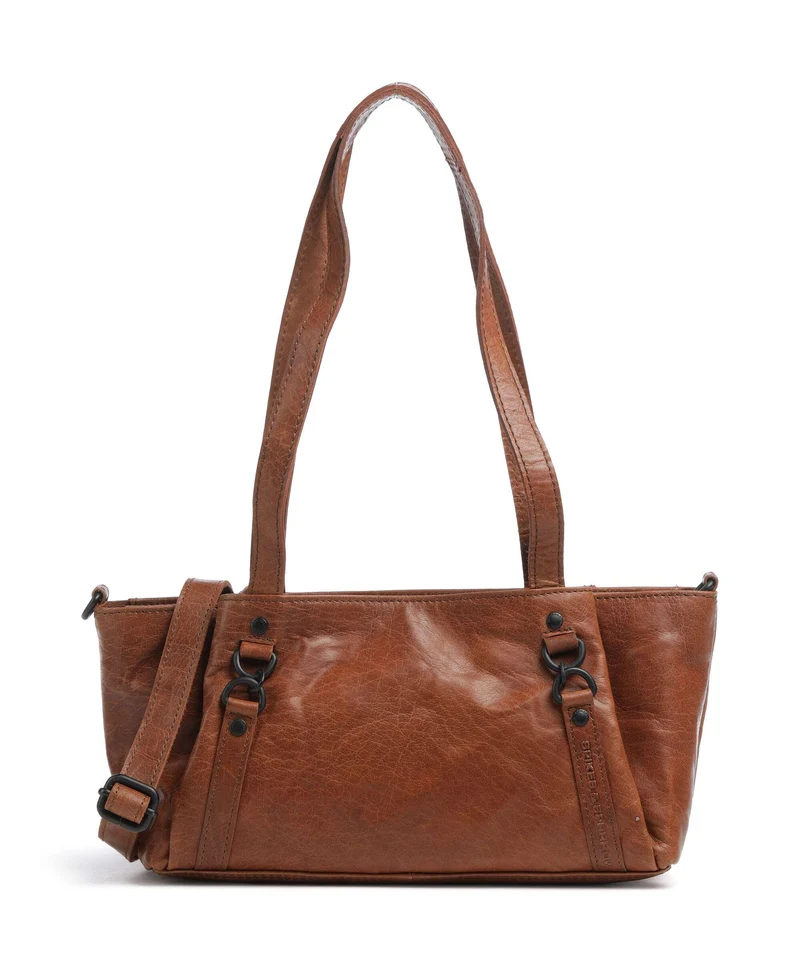 Spikes & Sparrow Bronco Starlet Schultertasche brandy